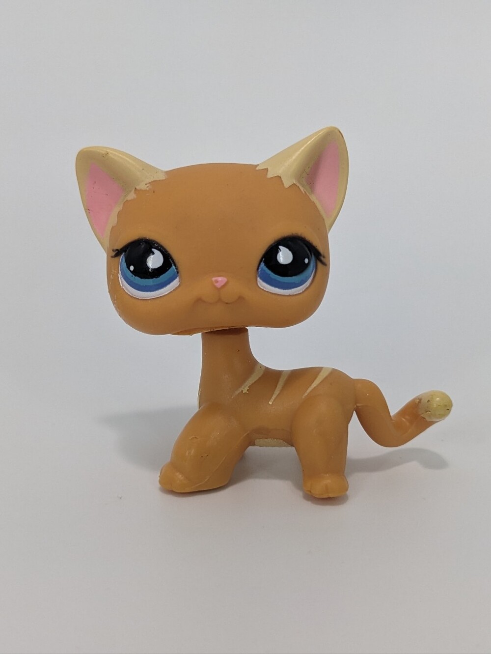 Littlest Pet Shop Puzzle Shorthair Cat Orange Tabby Figure Toy - Picture 8 of 8